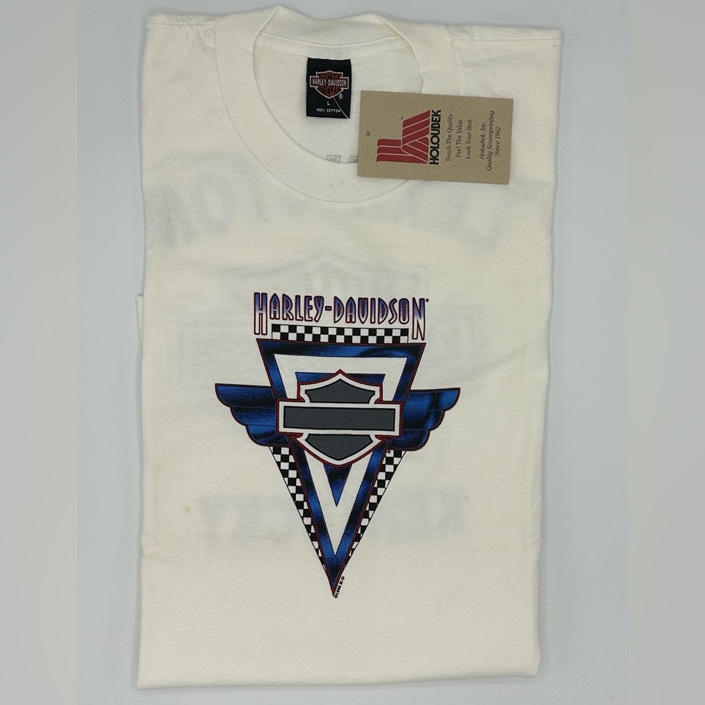 NWT Harley-Davidson of Lexington White T-Shirt - Retired Dealer Branding- Large